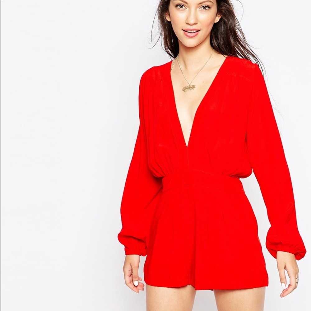 Red Sexy Romper